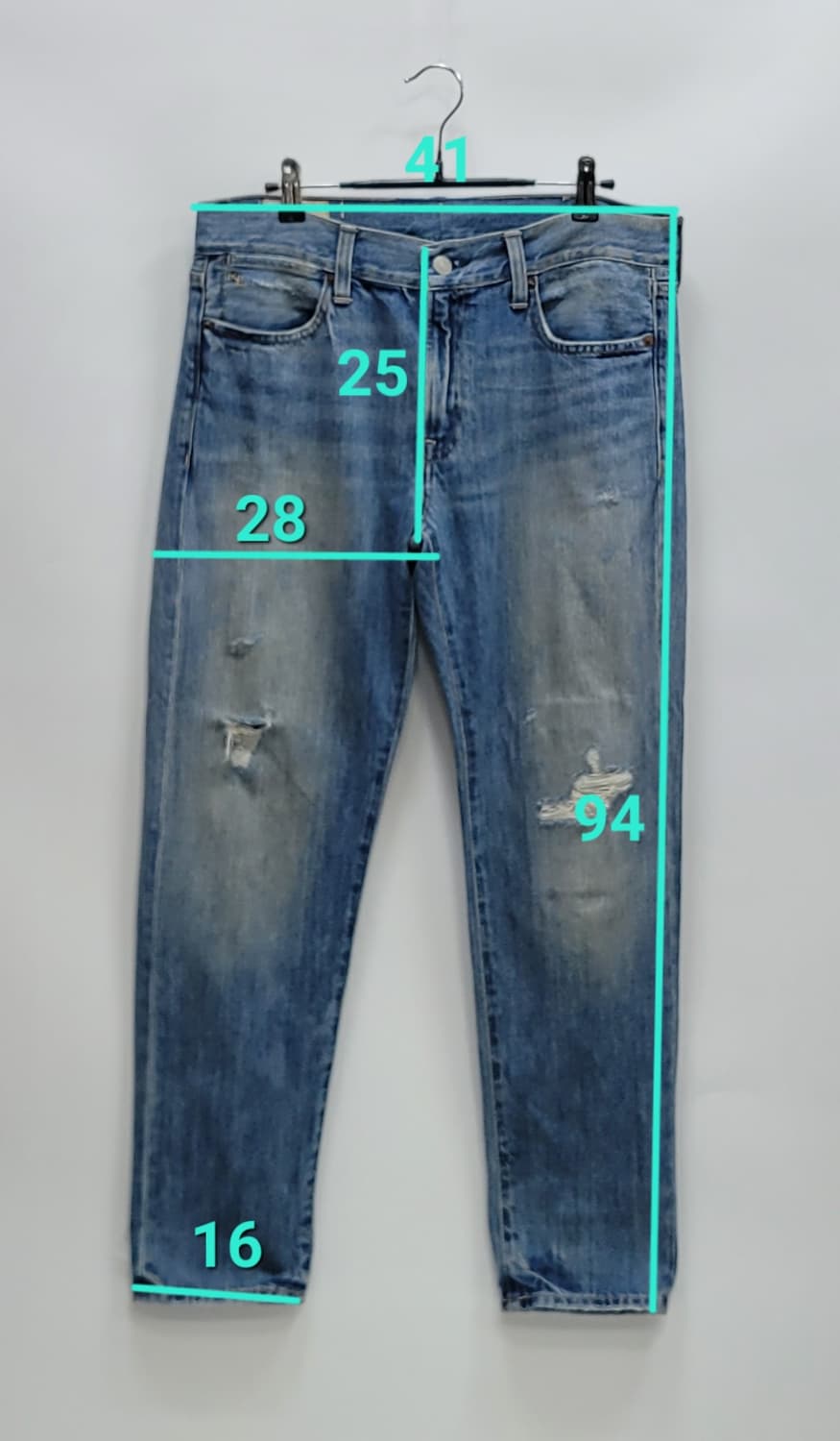 POLO 폴로 랄프로렌 워싱 데미지 데님 청바지 / 공용 28
 상품이미지10