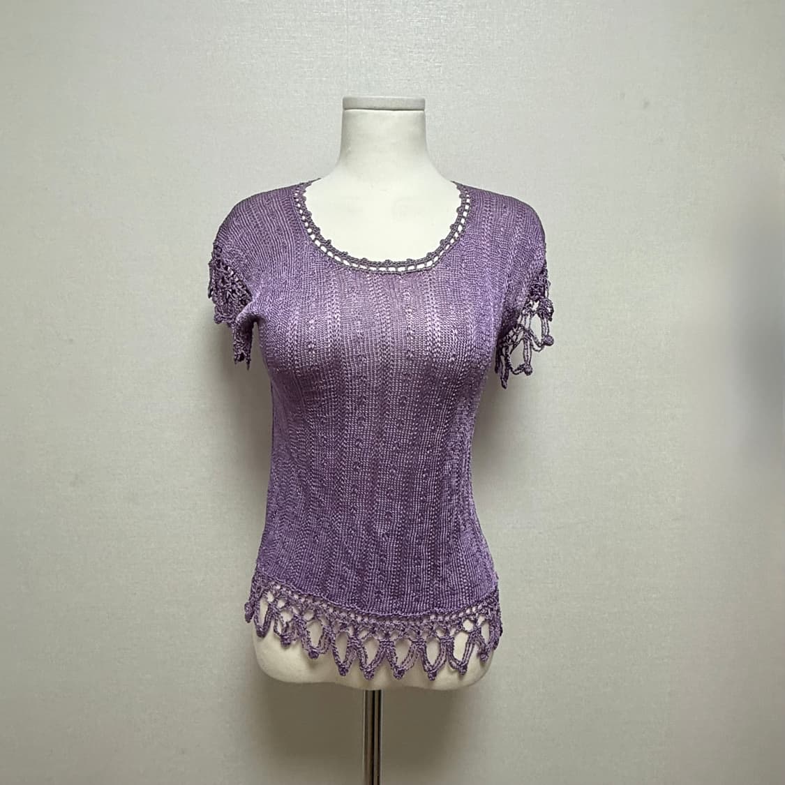 빈티지 니트 조끼 상품이미지1