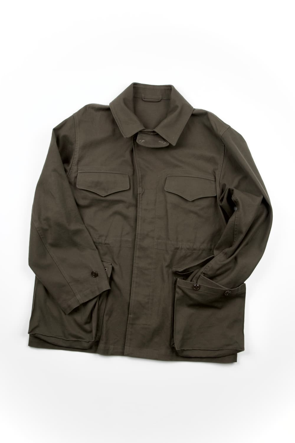 BLURHMS ROOTSTOCK 코튼 서지47 자켓 카키브라운 상품이미지2