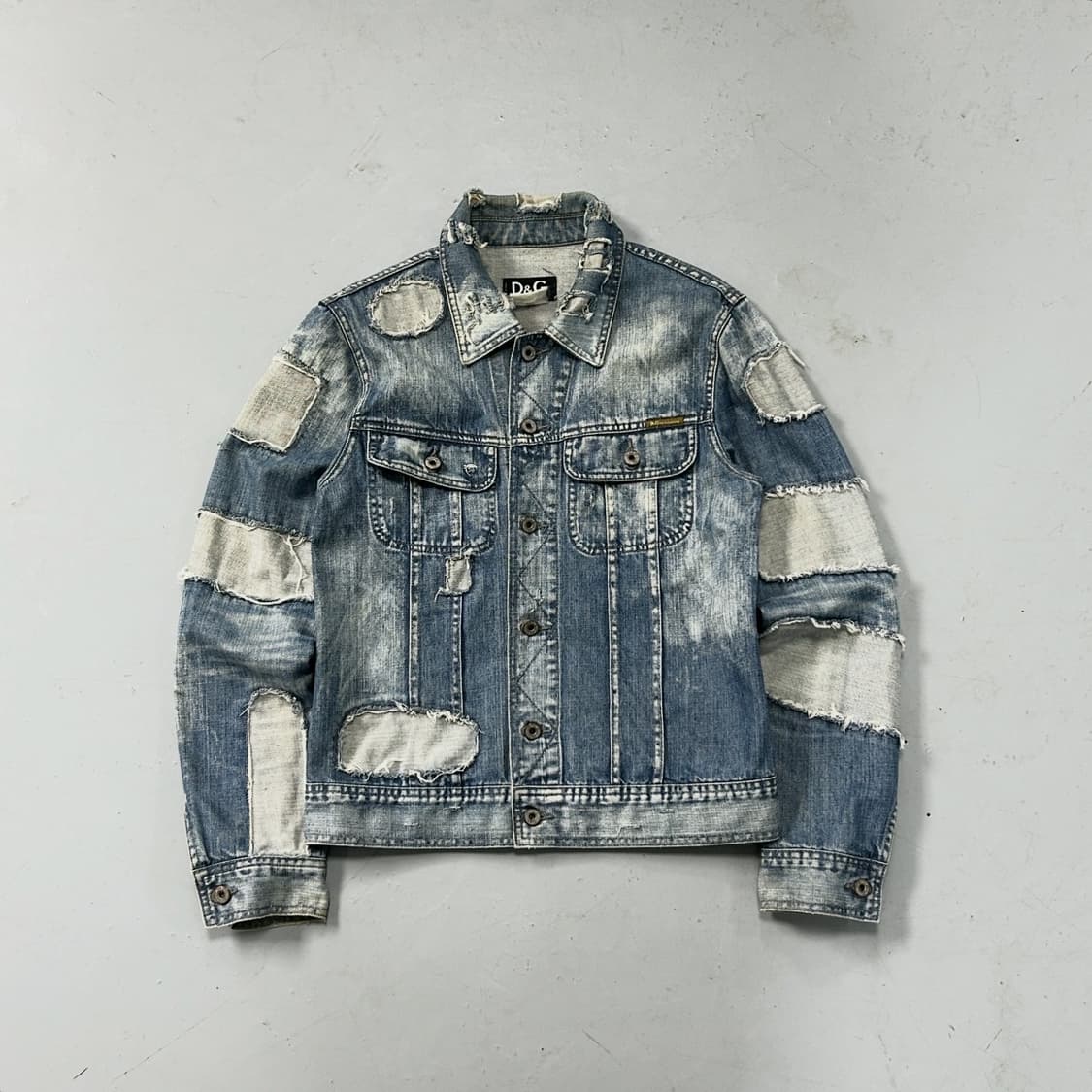 돌체앤가바나 디스트레스드 데님 자켓 상품이미지1