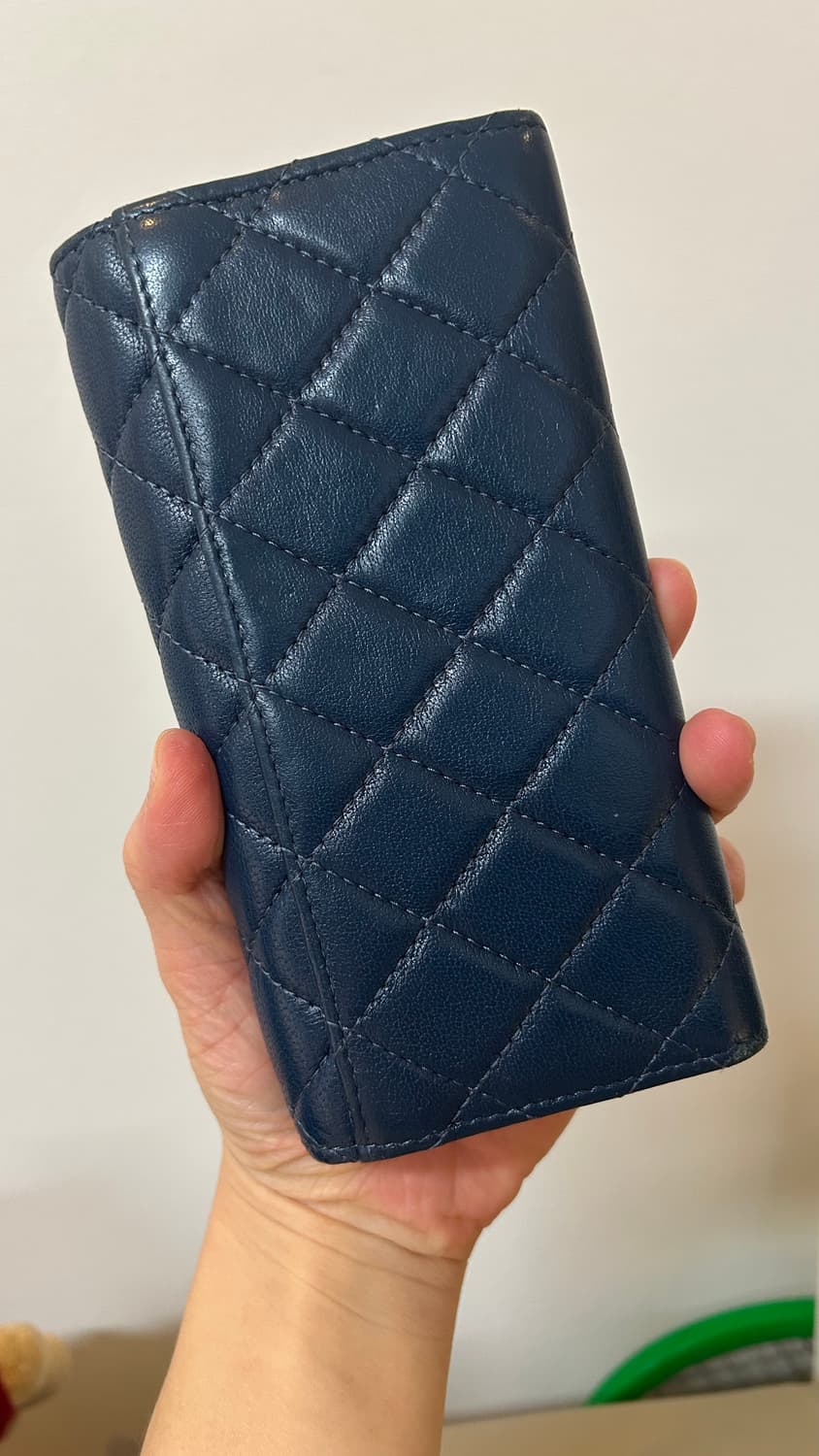 샤넬 다크네이비 중지갑 상품이미지7