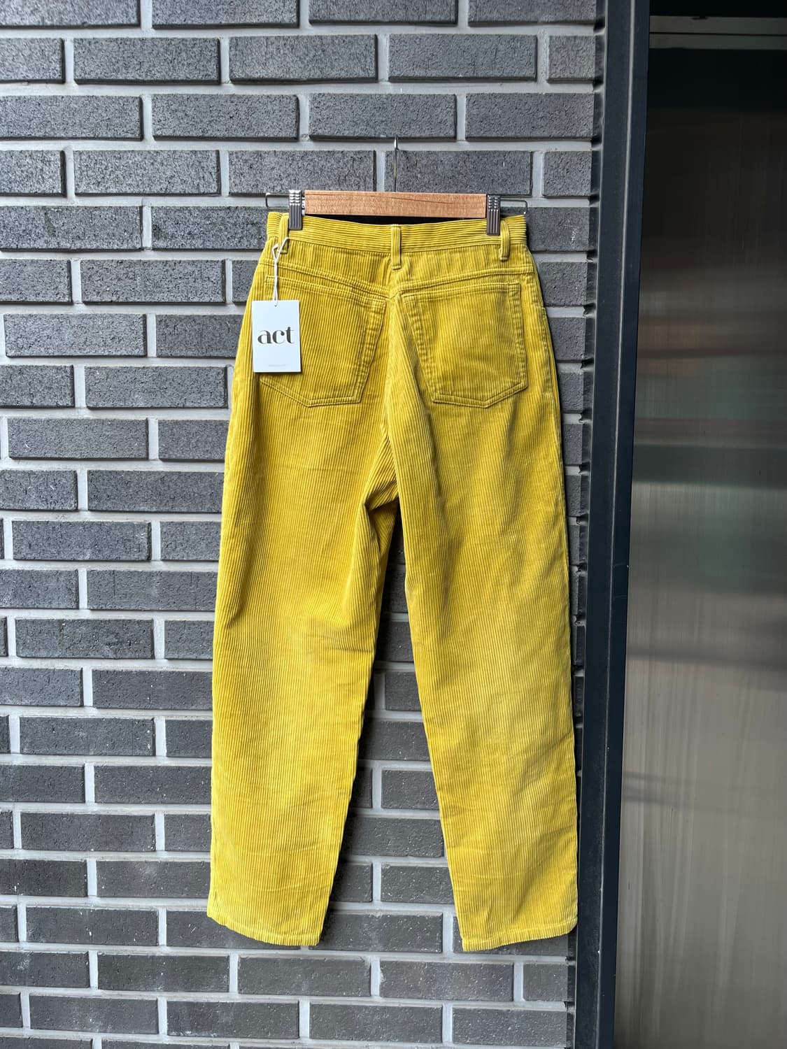 90s 베네통 코듀로이 팬츠 라임 상품이미지9