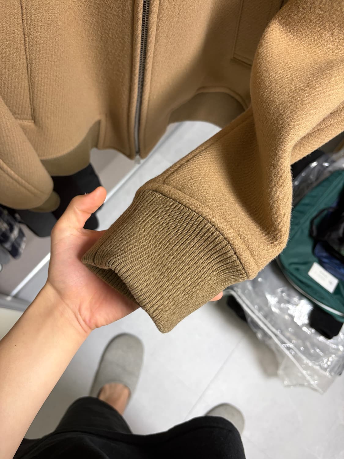 애프터프레이 리가즈 해링턴 베이지 L 상품이미지4