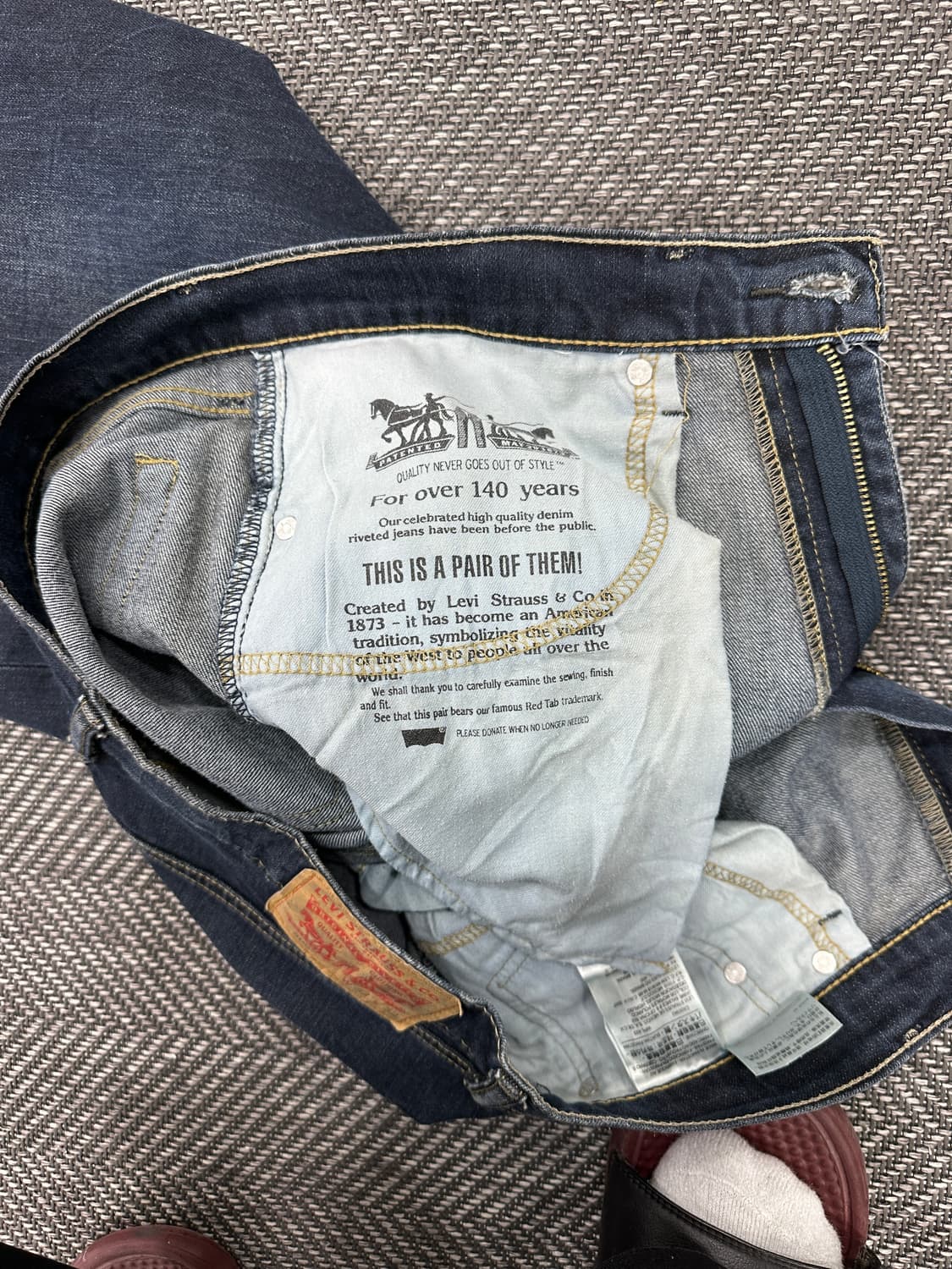 리바이스 505 레귤러진 32 상품이미지9