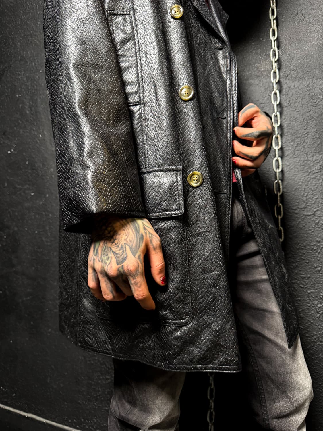 Black Mamba Python Coat 상품이미지4