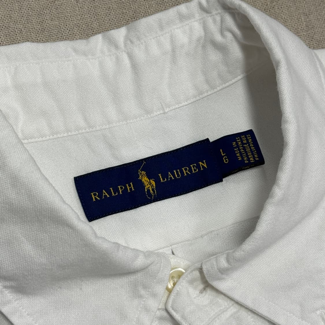 폴로랄프로렌 네이비포니 옥스포드 셔츠 L 상품이미지5