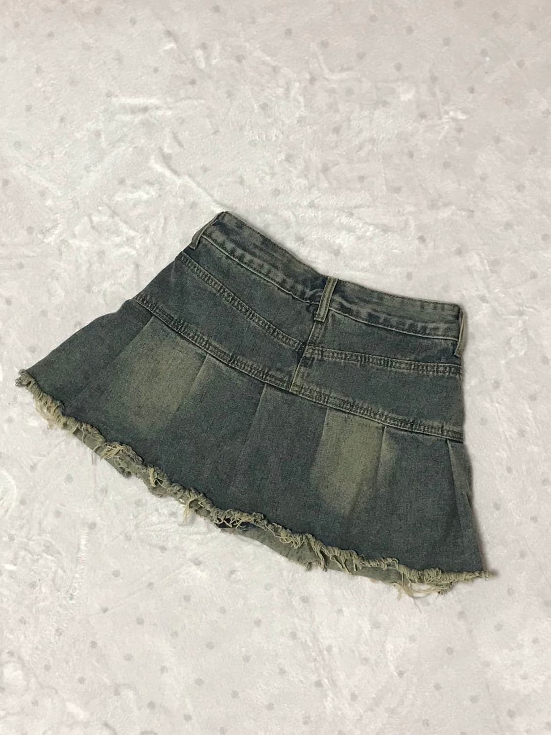 하이틴 청 미니 스커트 상품이미지2