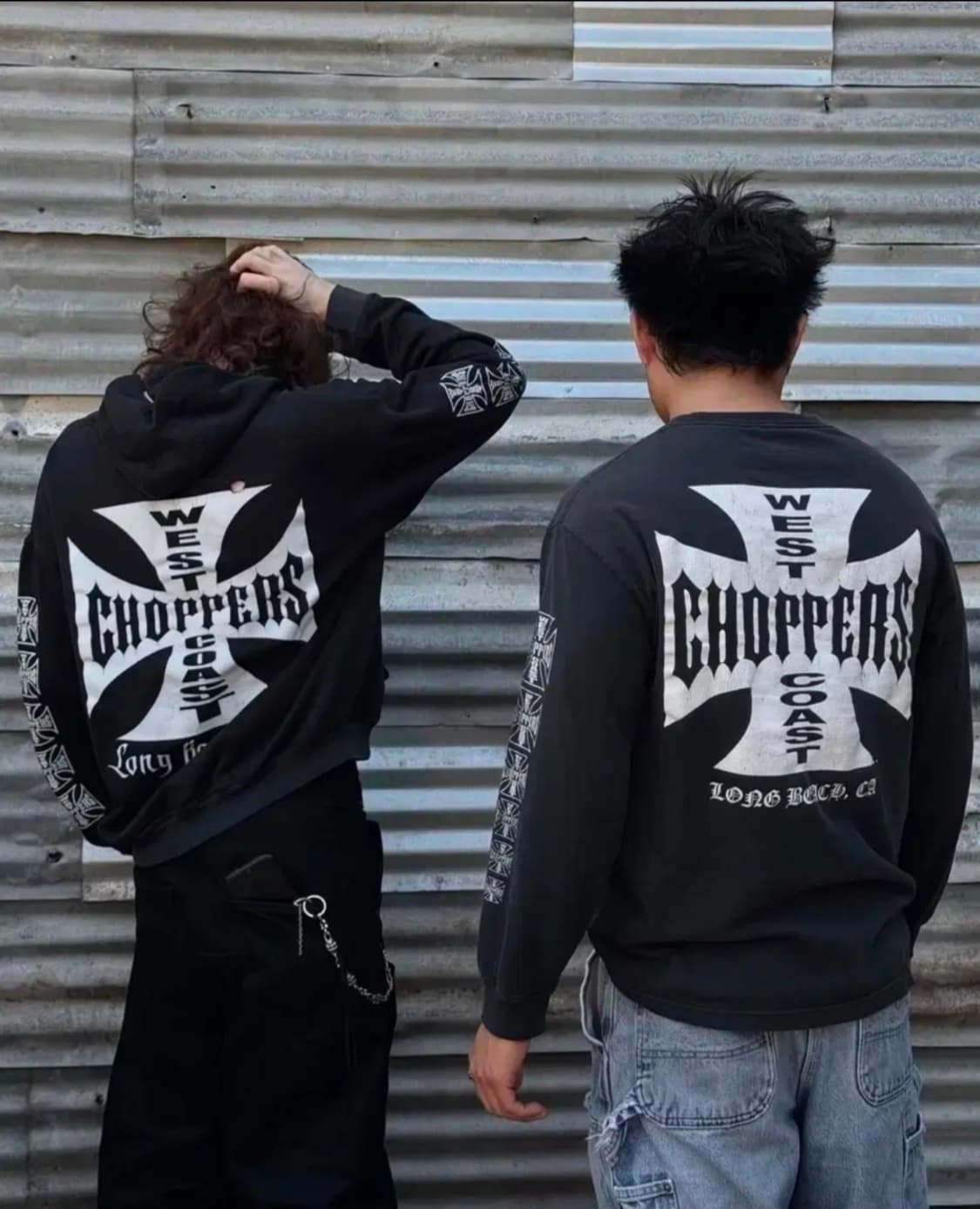 00s 웨스트 코스트 차퍼스 롱슬리브 티셔츠 [xl] 블랙 상품이미지10