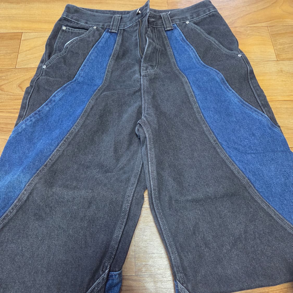 [s] ADD 에드 토네이도 와이드 데님 팬츠 상품이미지4