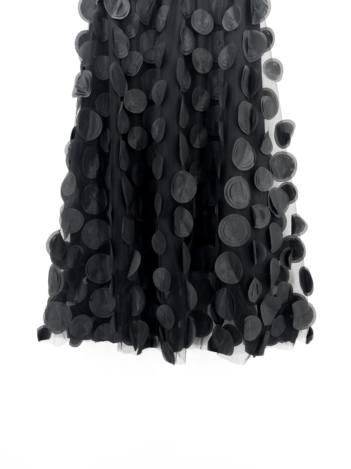 빈티지 도트 메쉬 샤 스커트  상품이미지3