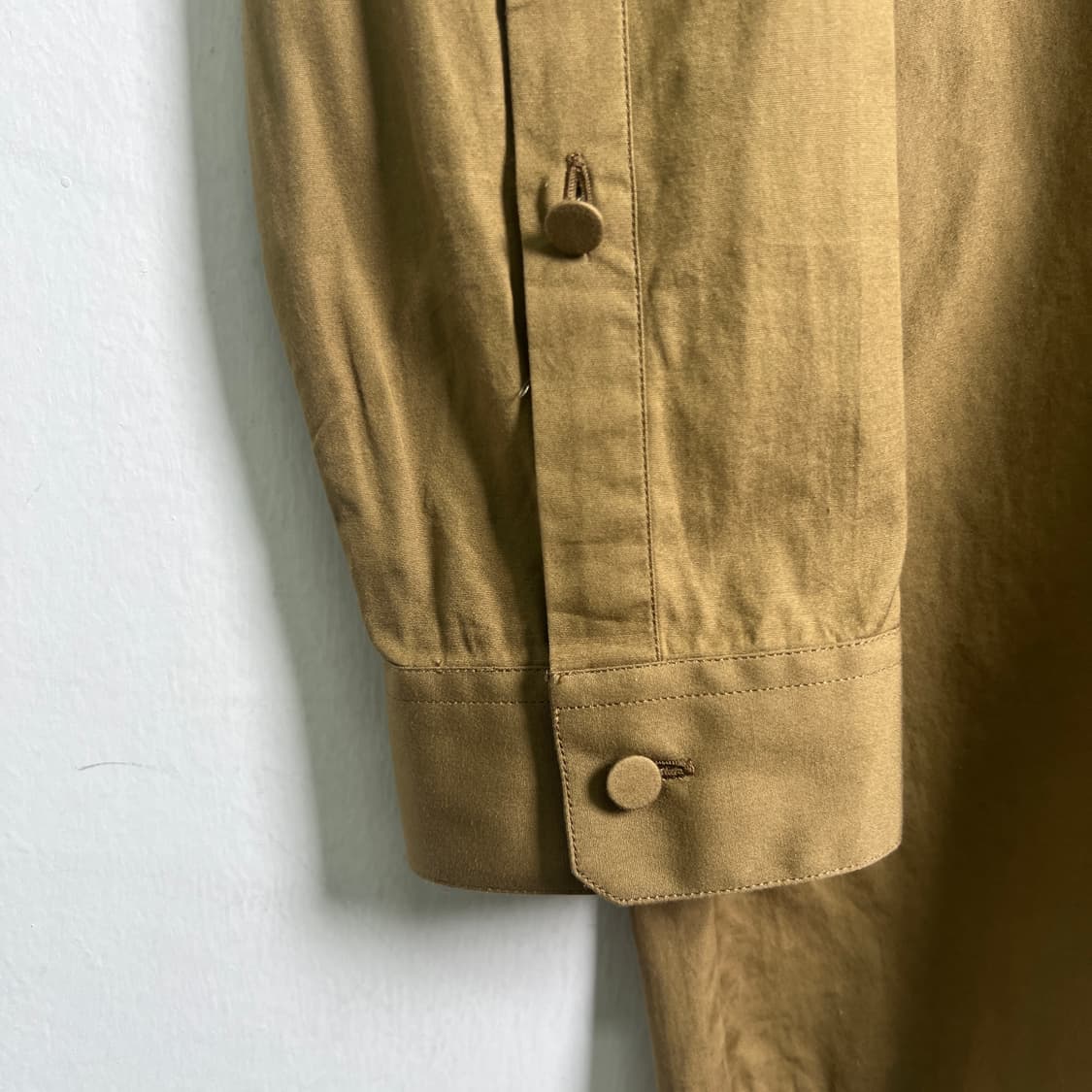 버버리 프로섬 브라운 코튼 셔츠 38 상품이미지7