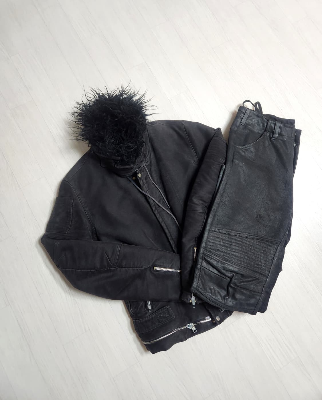 AW1999 Helmut Lang Astro Waxed Pants 상품이미지1