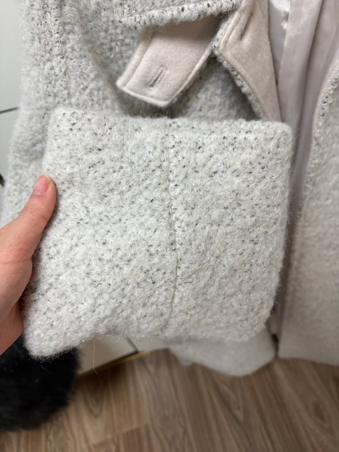 런던플랏 브루클린 울알파카 부클 하프코트 상품이미지6