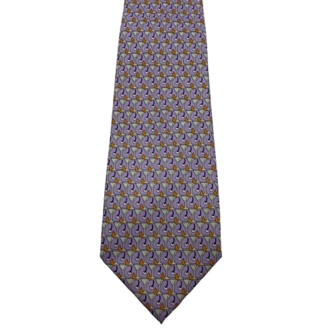 862) (Ferragamo) 살바토레페레가모 패턴 넥타이 상품이미지1