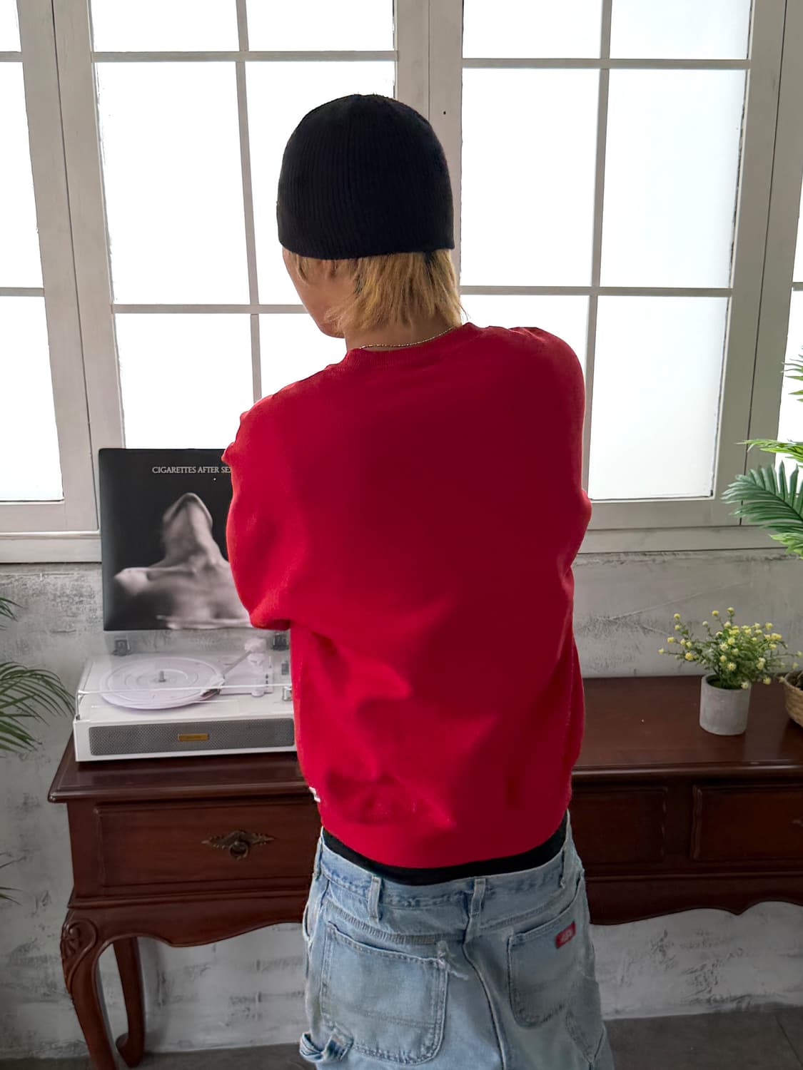 90‘s MADE IN USA 🇺🇸 러셀 맨투맨 레드 상품이미지3