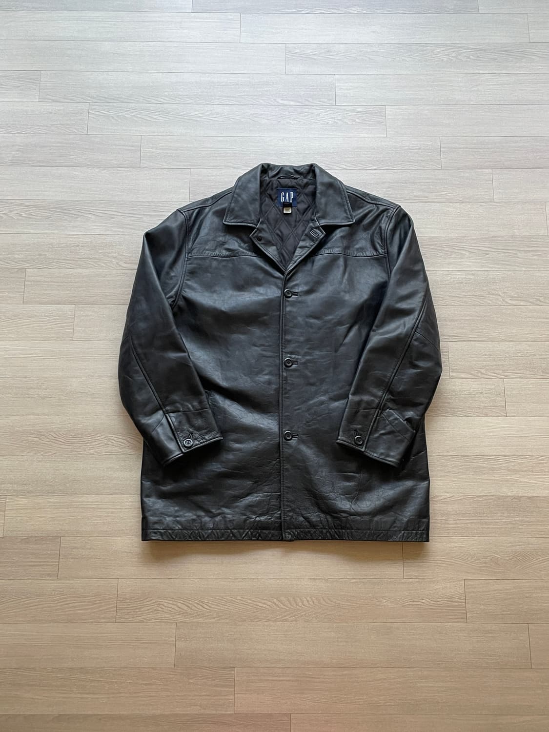 90s 올드갭 레더 카코트 gap carcoat 상품이미지1
