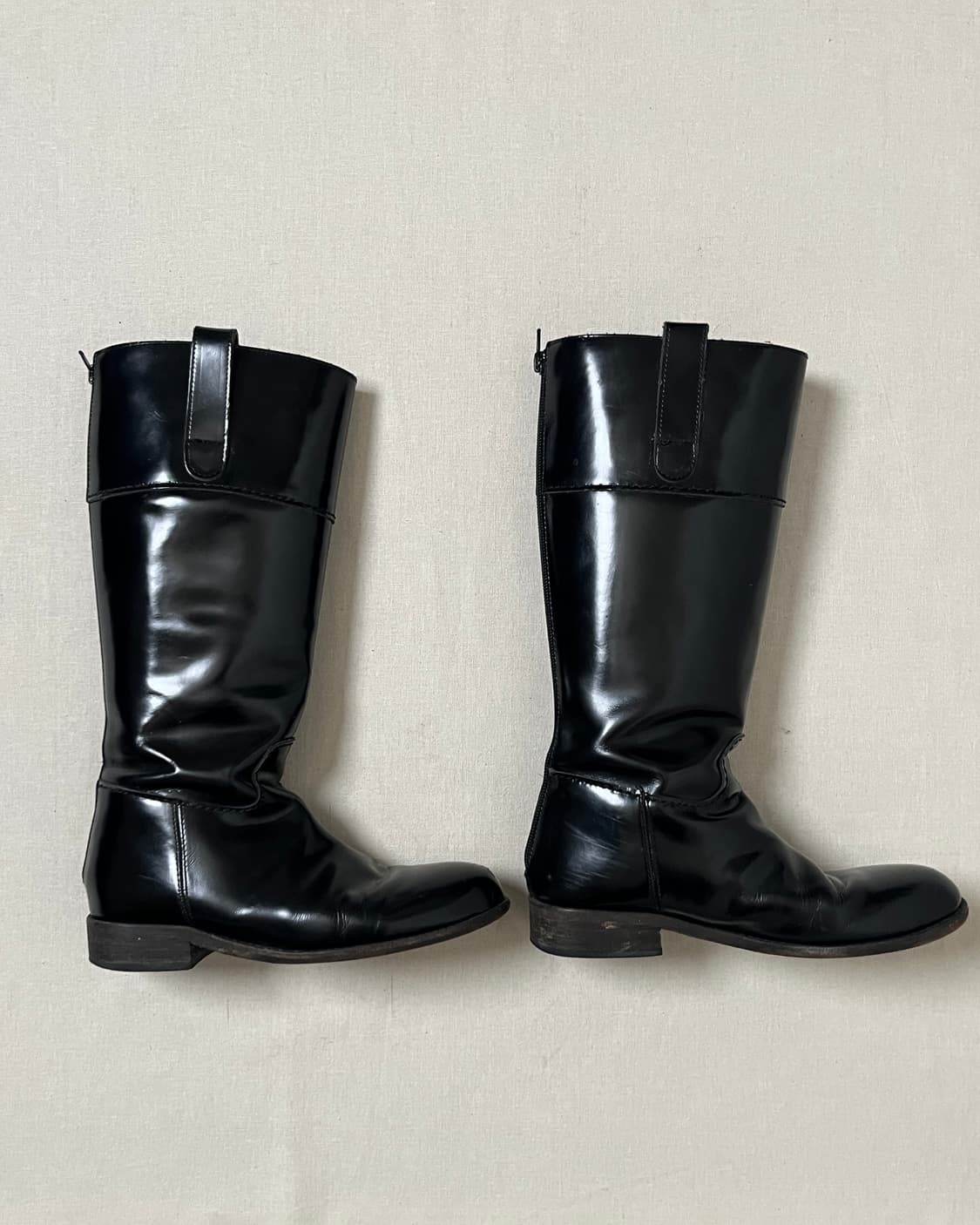 준야와타나베 글로시 롱부츠 junya watanabe 꼼데가르송 상품이미지1