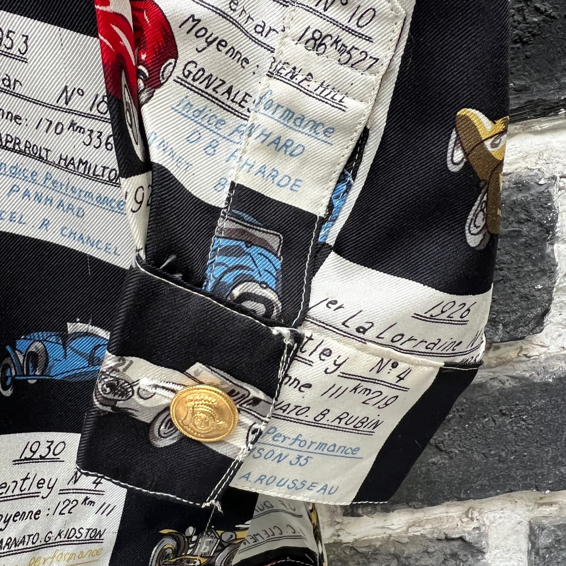 YUKI TORII 클래식카 실크 셔츠 상품이미지4