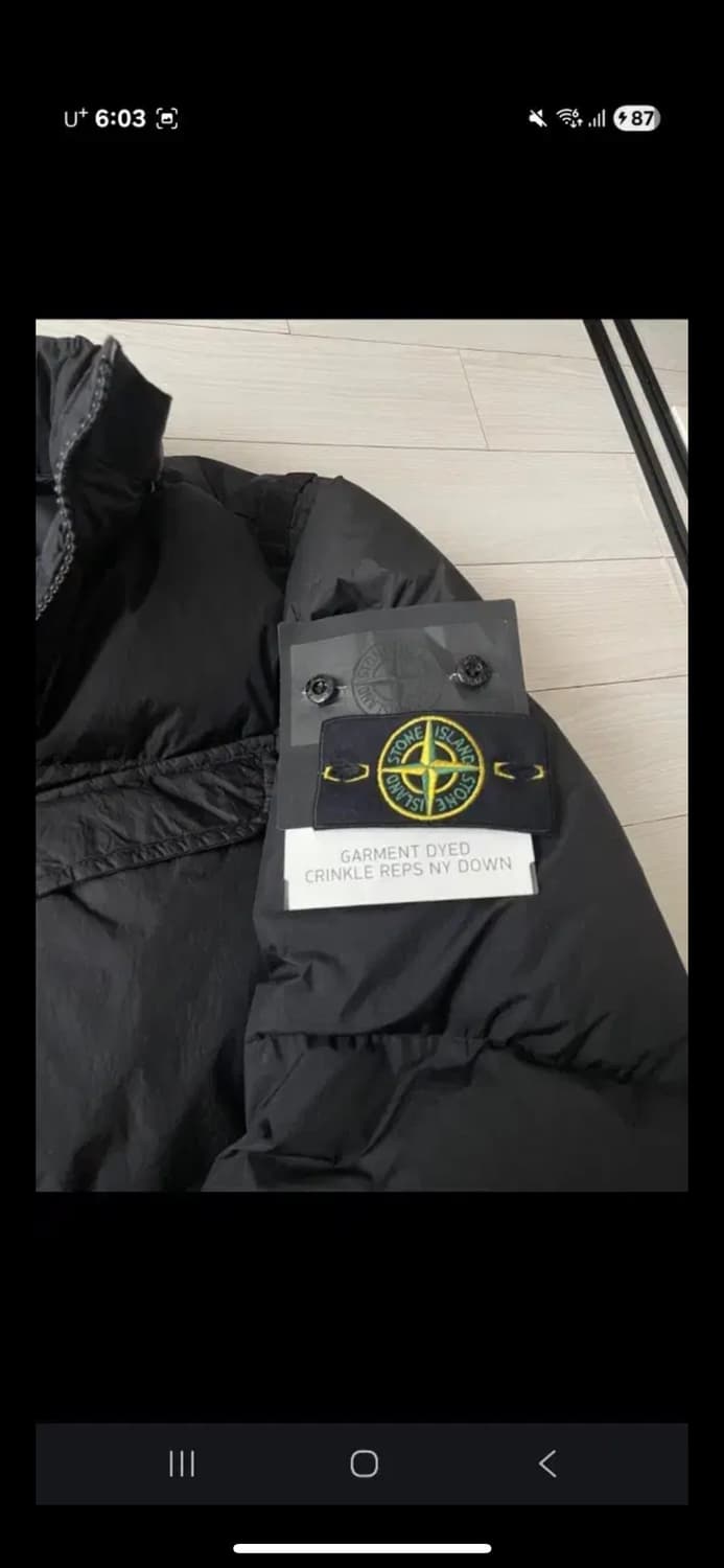 스톤아일랜드 크링클랩스 패딩 22fw 새상품 상품이미지4