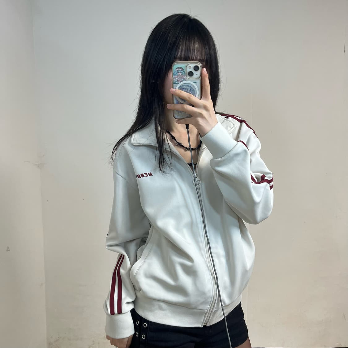 NERDY white red jersey 상품이미지2