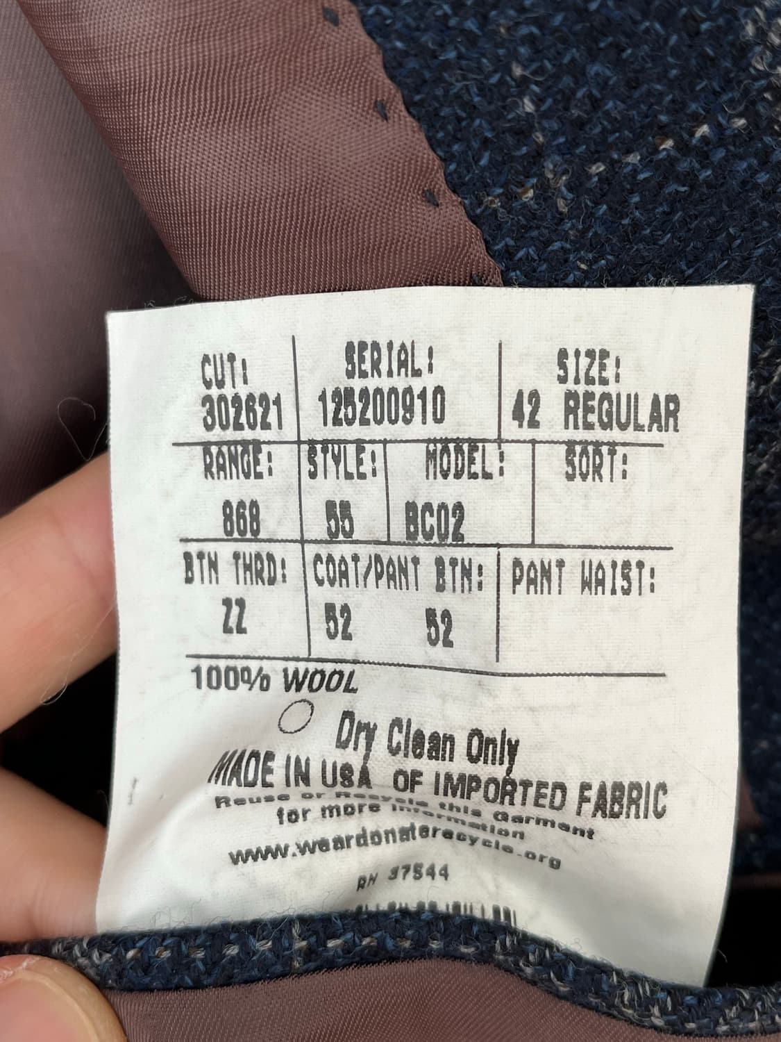 윌리엄스 & 켄트 체크 울 실크 린넨 블레이저 MADE IN USA 상품이미지5