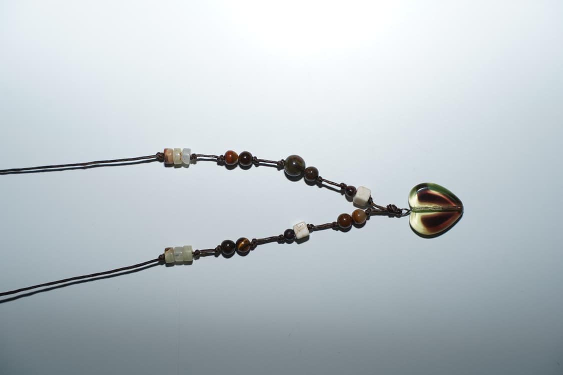 Choco matcha necklace 초코 말차 비즈 목걸이 상품이미지4