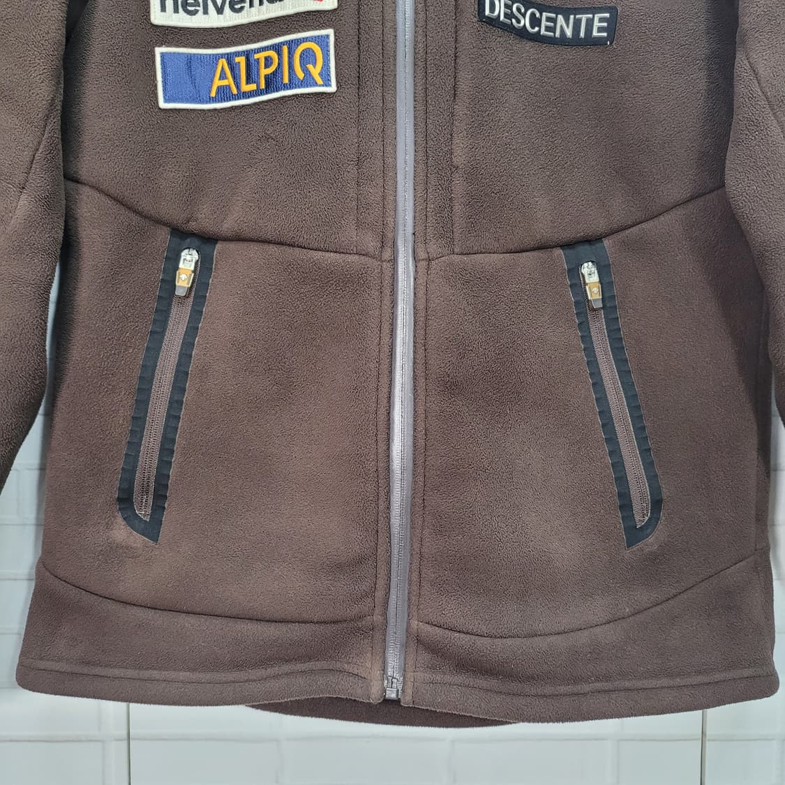 데상트 아우디 레플리카 후리스 집업 자켓 95사이즈 상품이미지4