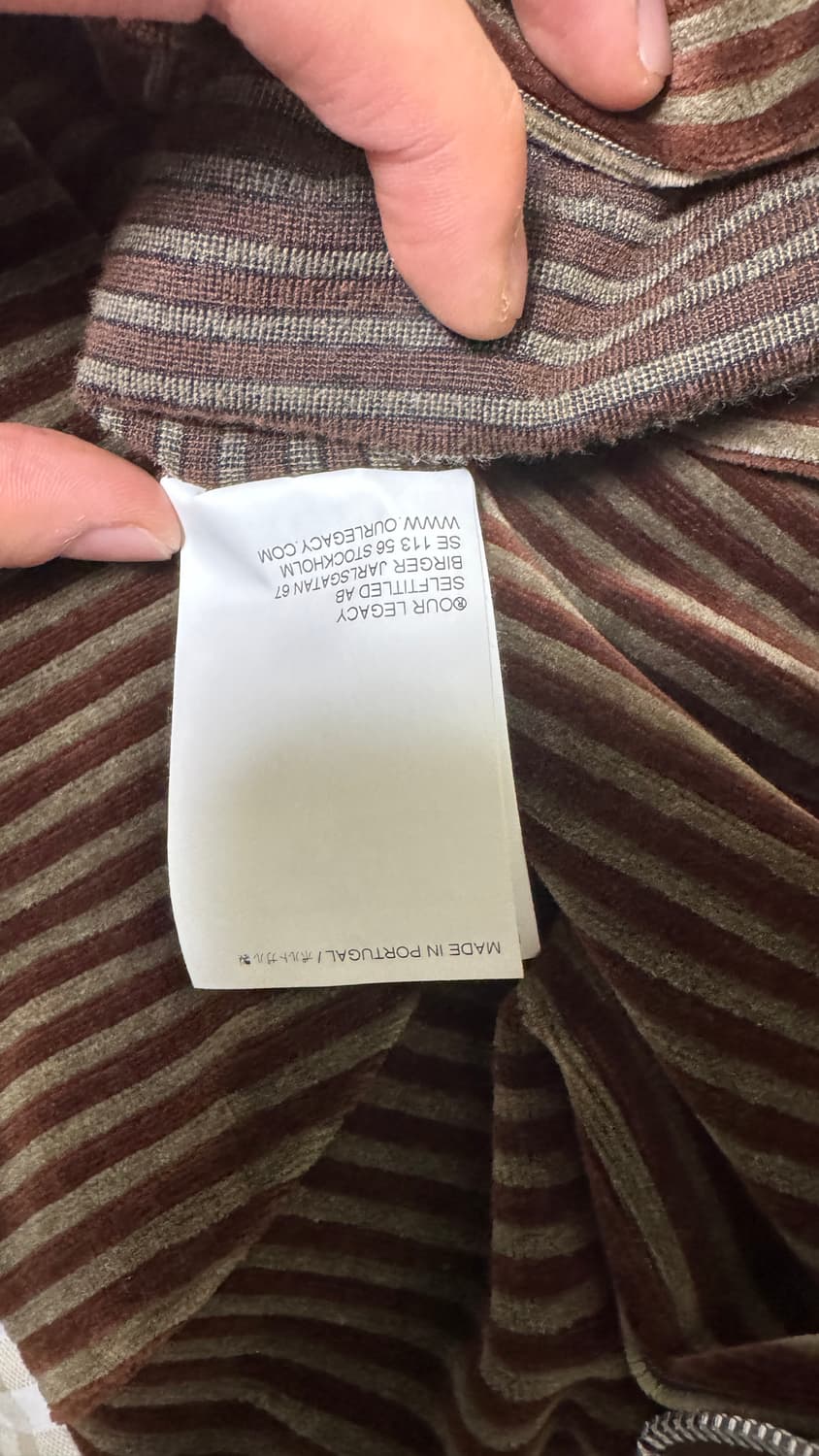 50) 아워레가시 슈렁큰 shrunken fullzip polo 상품이미지4