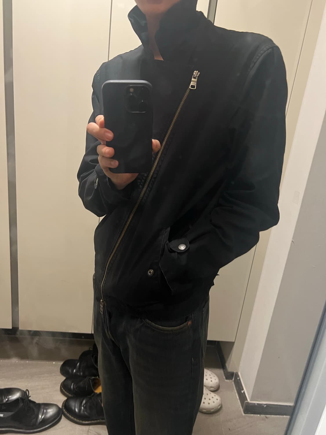 아르마니 익스체인지 코튼 라이더 자켓 M 상품이미지1