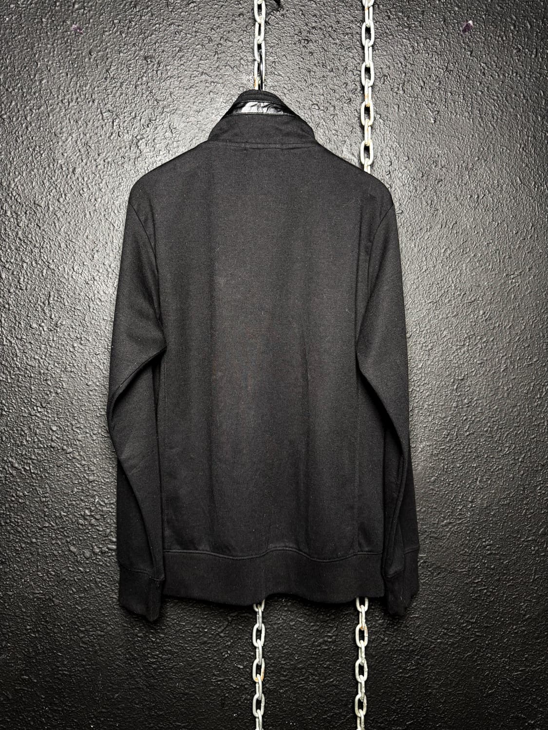 Black high-neck 2-strap zip-up jacket 상품이미지8