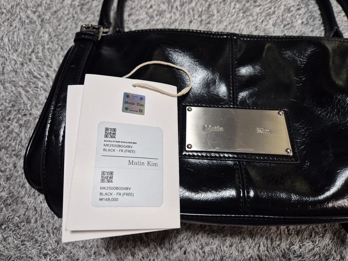 마뗑킴 버클 스트랩 숄더백 블랙 상품이미지2