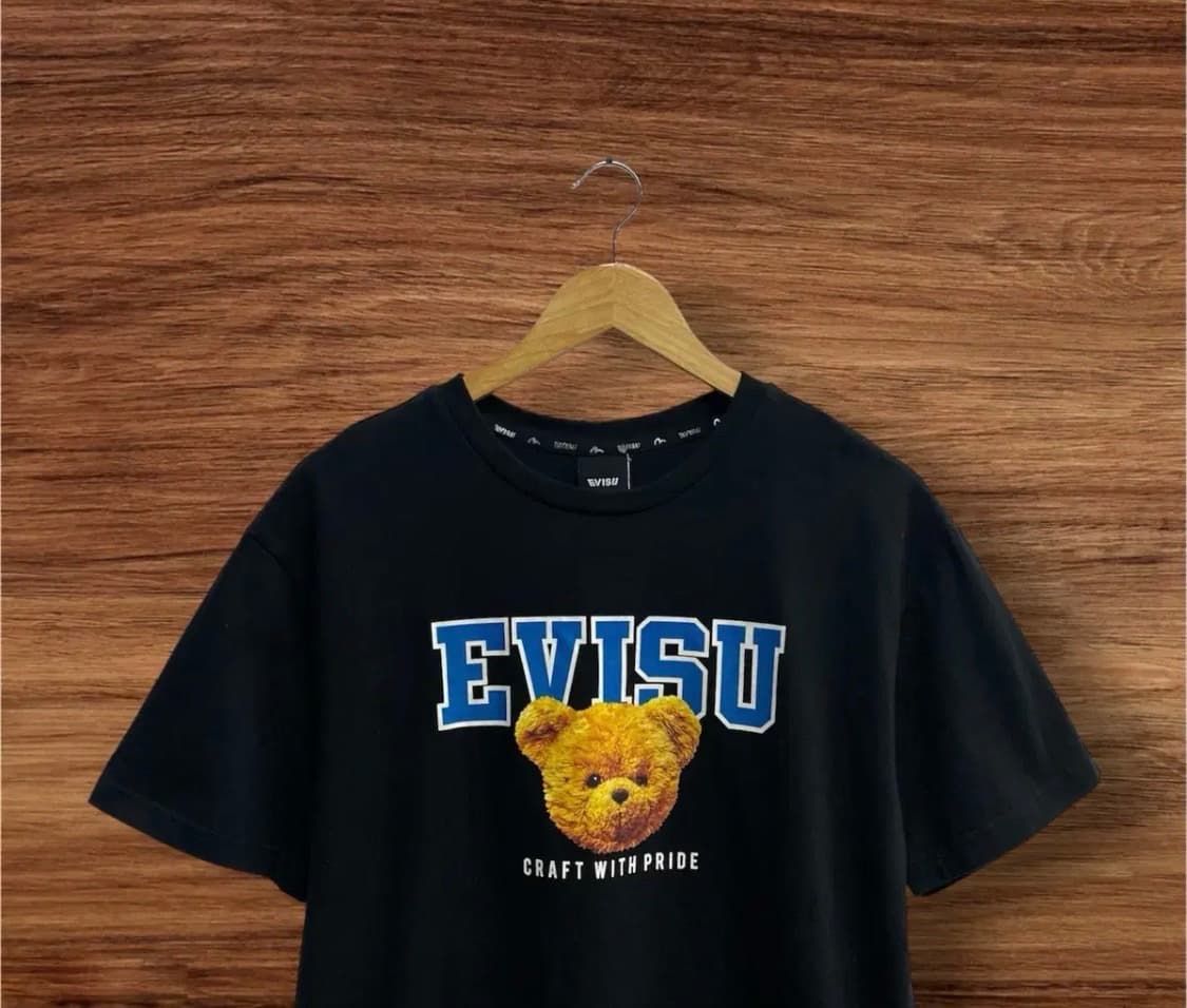 EVISU 에비수 곰돌이 반팔티 100 L 상품이미지2