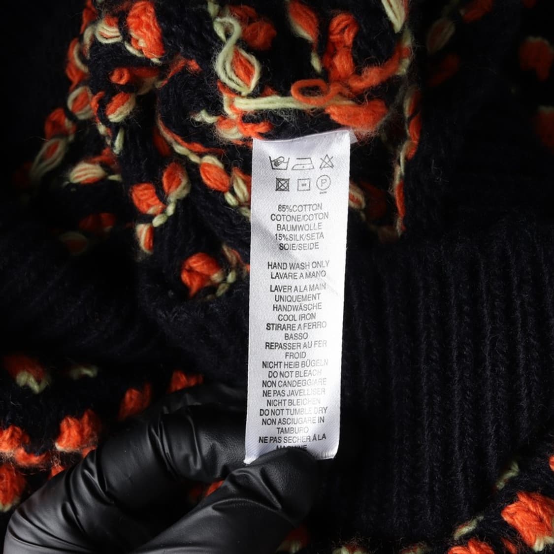 폴스미스 벨기에산 코튼 실크 팝콘 니트 스웨터 상품이미지7