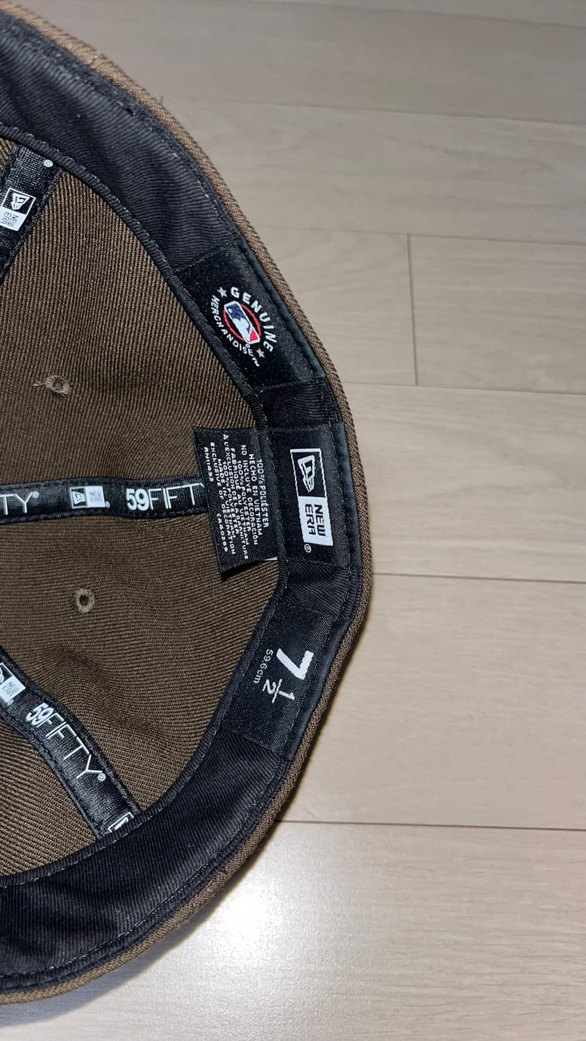 MLB 뉴욕 양키스 베이직 사이즈캡 월넛 712(59.6cm) 상품이미지8