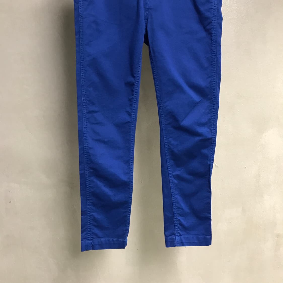 빔즈 코튼 팬츠 블루 S 상품이미지3