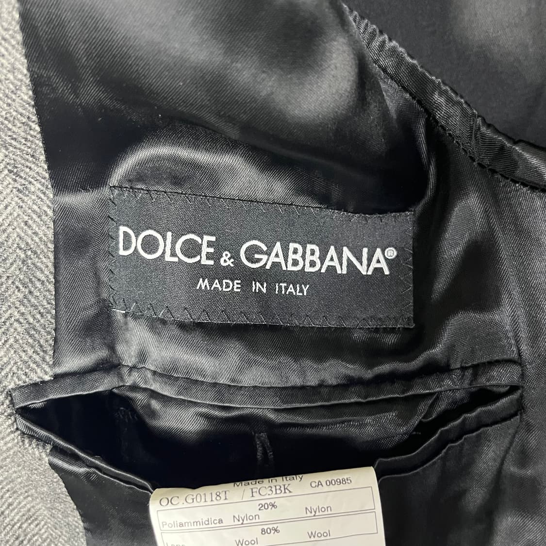 [DOLCE & GABBANA] 돌체앤가바나 헤링본 더블 롱 코트 상품이미지7