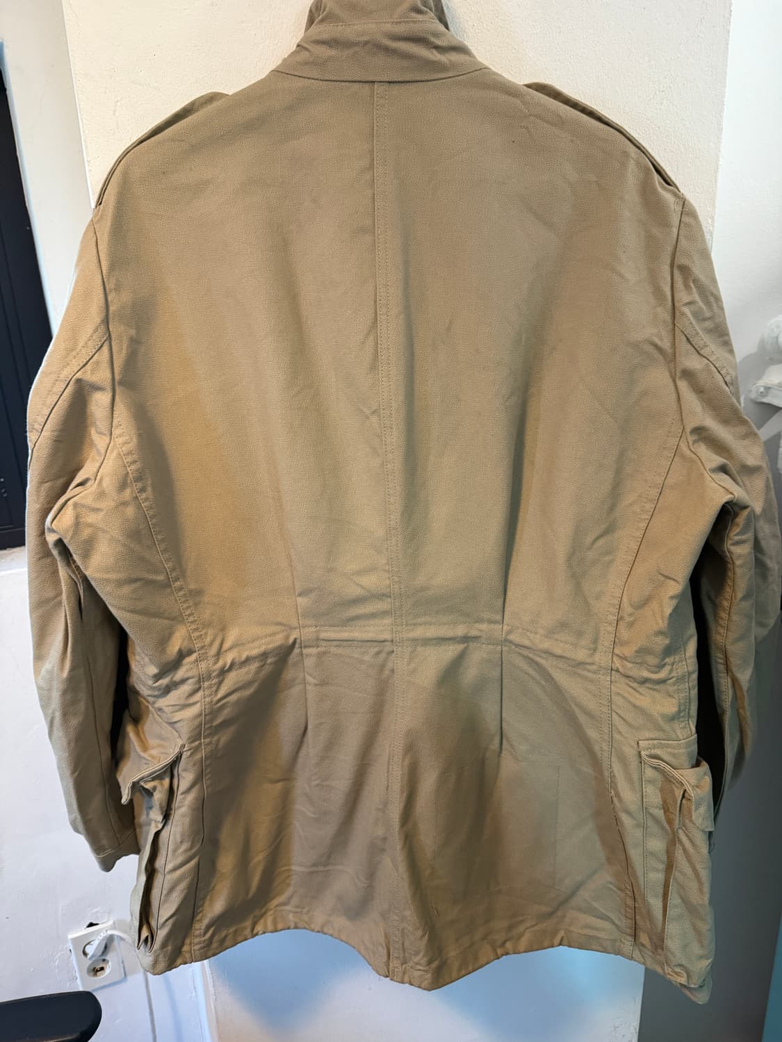 [데드스탁] 90s 캐나다군 베이지 컴뱃 자켓 XL 상품이미지8