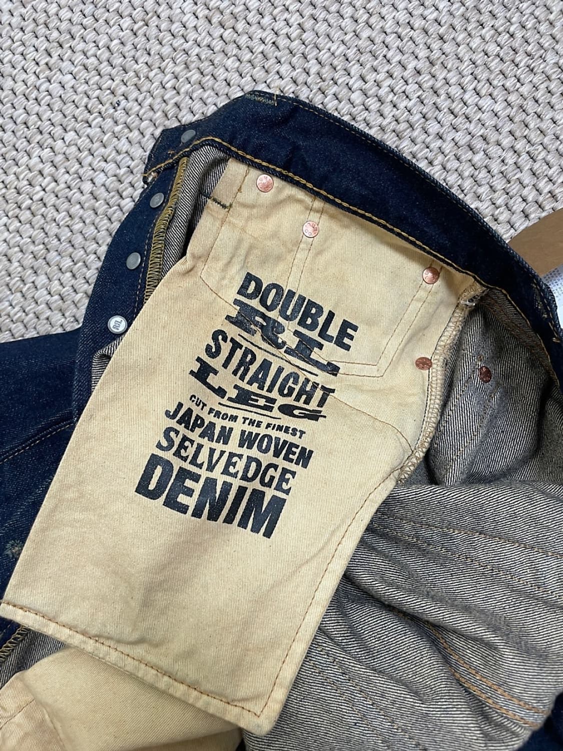 RRL 스트레이트핏 원스워시 셀비지진 상품이미지5