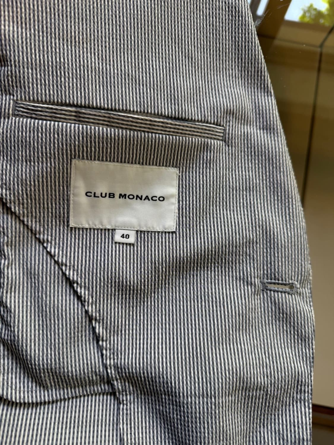 클럽모나코 시어서커 자켓 100 상품이미지9