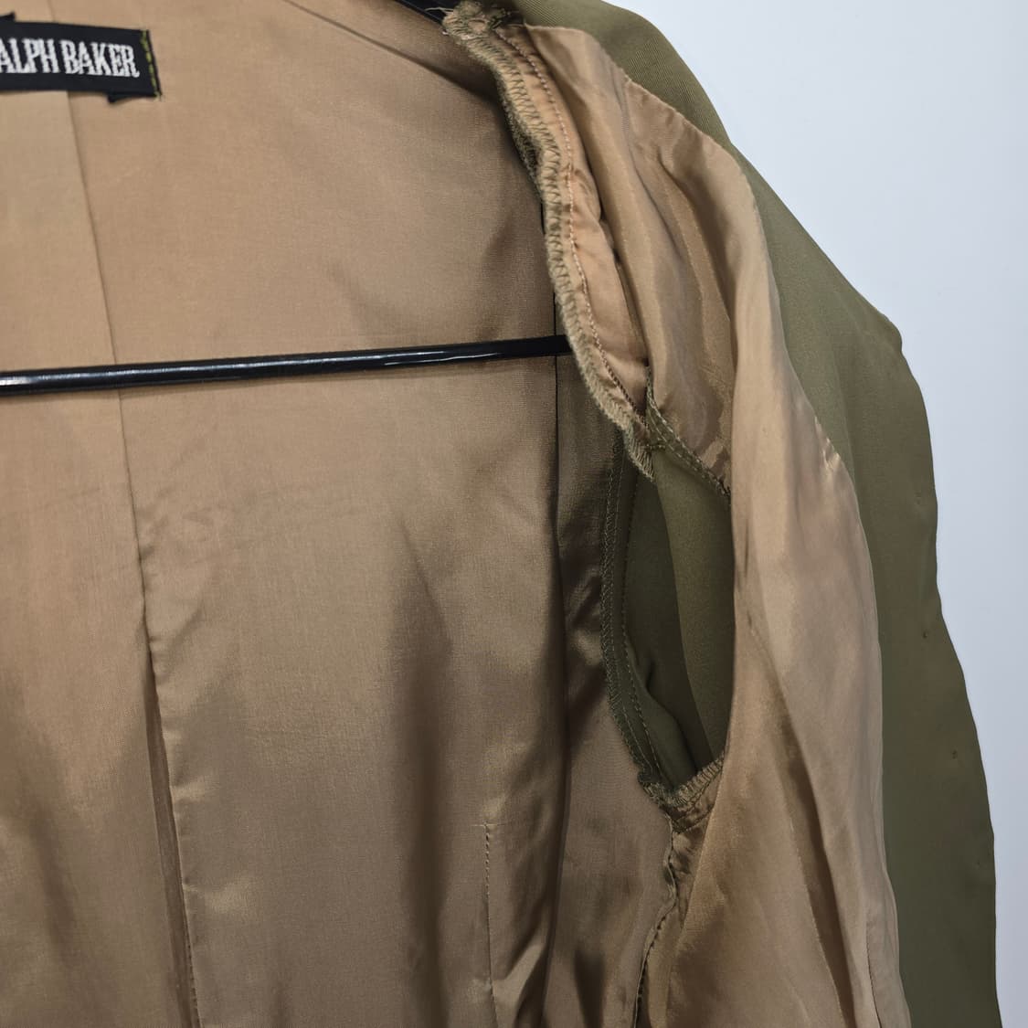 일본 빈티지 올리브 클래식 자켓 상품이미지9