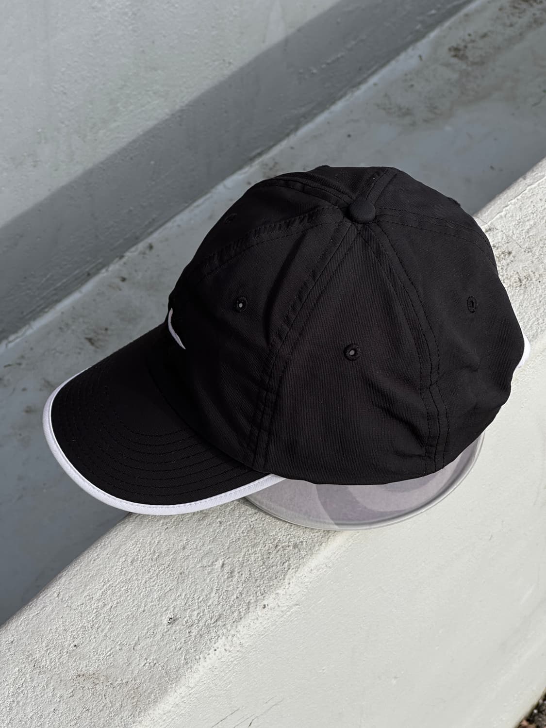 [F] 00s 나이키 로고 블랙 러닝 볼캡 모자 상품이미지3