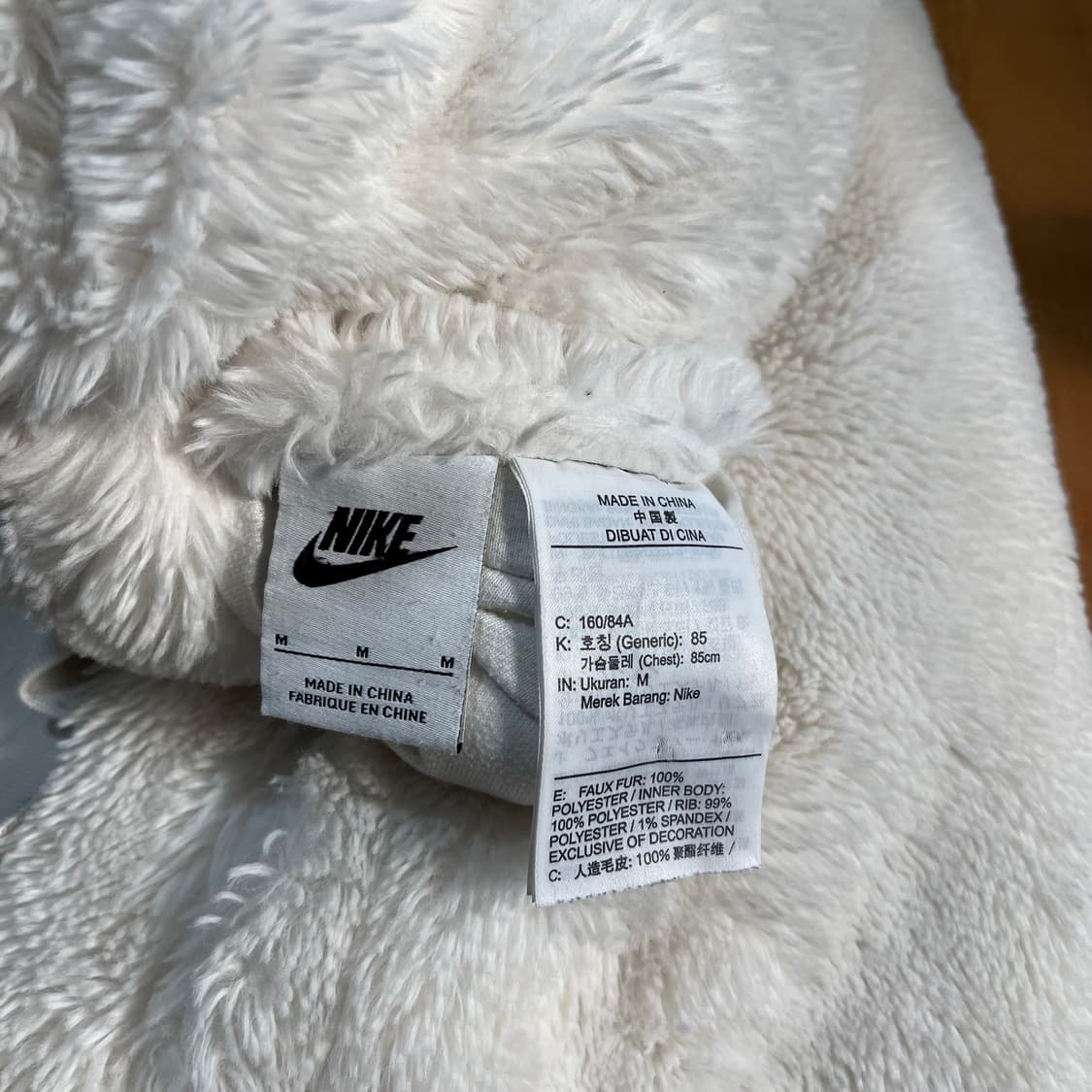 [정품] 나이키 리버서블 플리스 봄버 크롭 자켓  M 상품이미지6