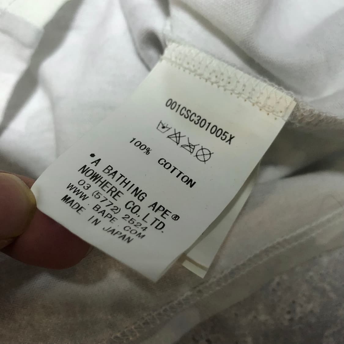 베이프 샤크 카모 반팔 티셔츠 야광 희귀 상품이미지6
