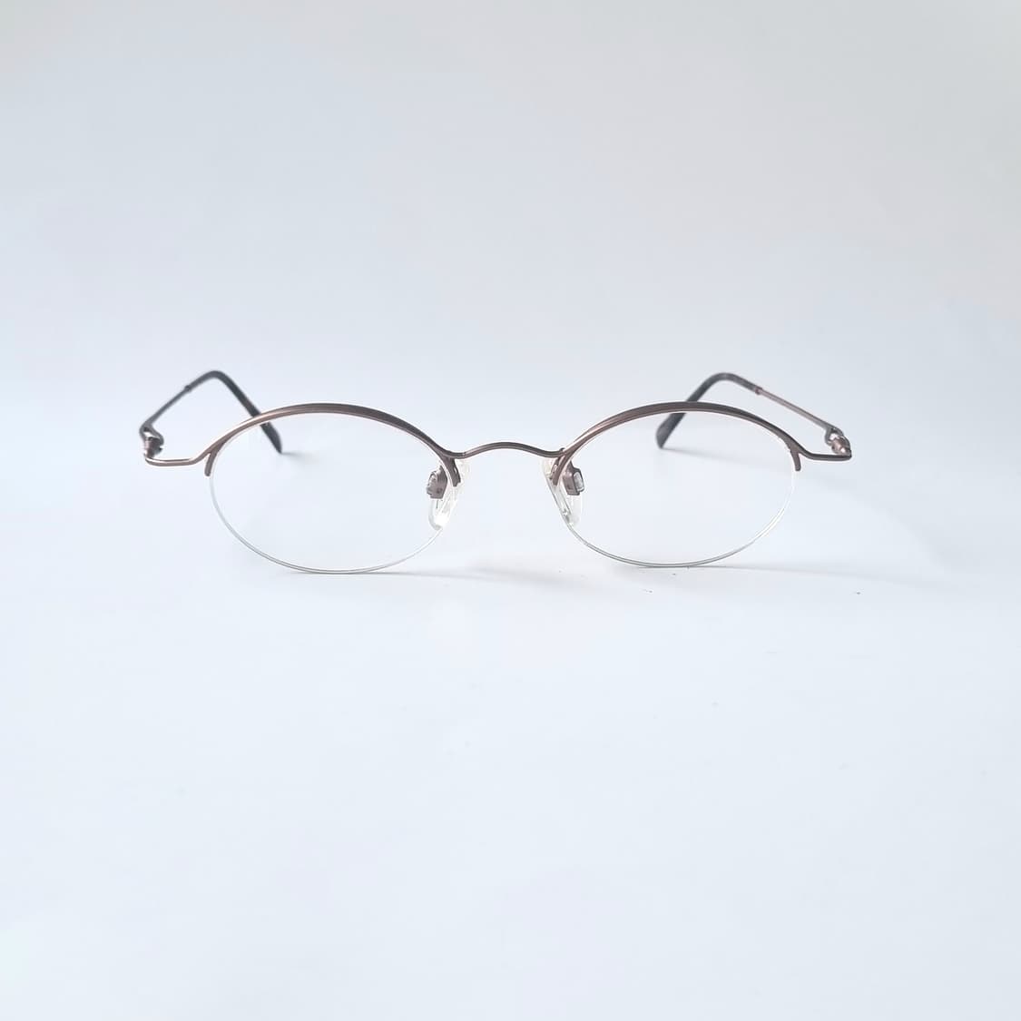 데드스탁 빈티지 오벌형 반무테 안경테 562 상품이미지2