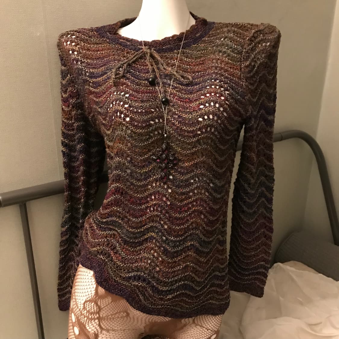 Vintage 페어리 오리엔탈 에스닉 니트 상품이미지2