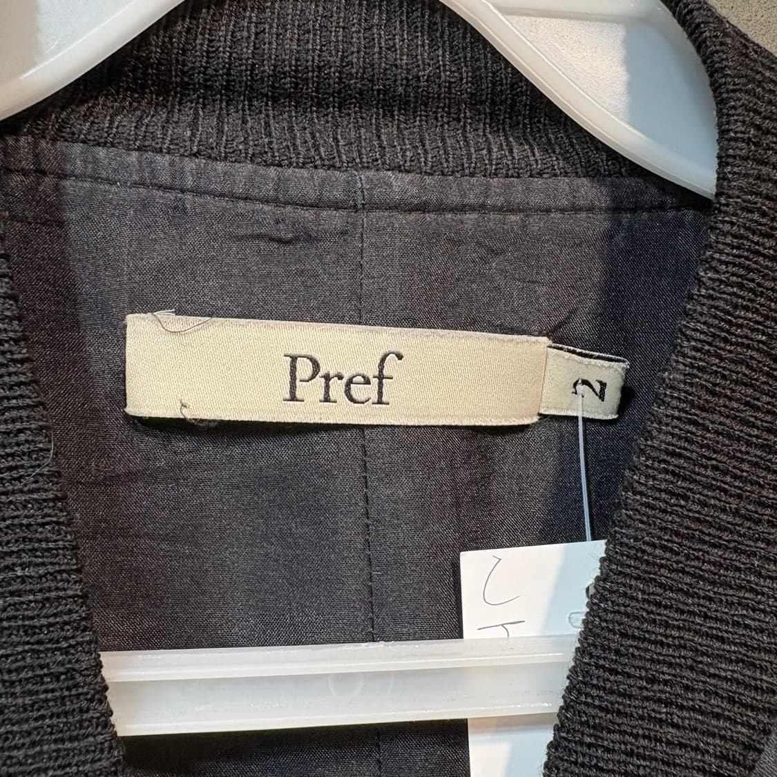 [2] Pref 투웨이 실크 블루종 자켓 상품이미지5