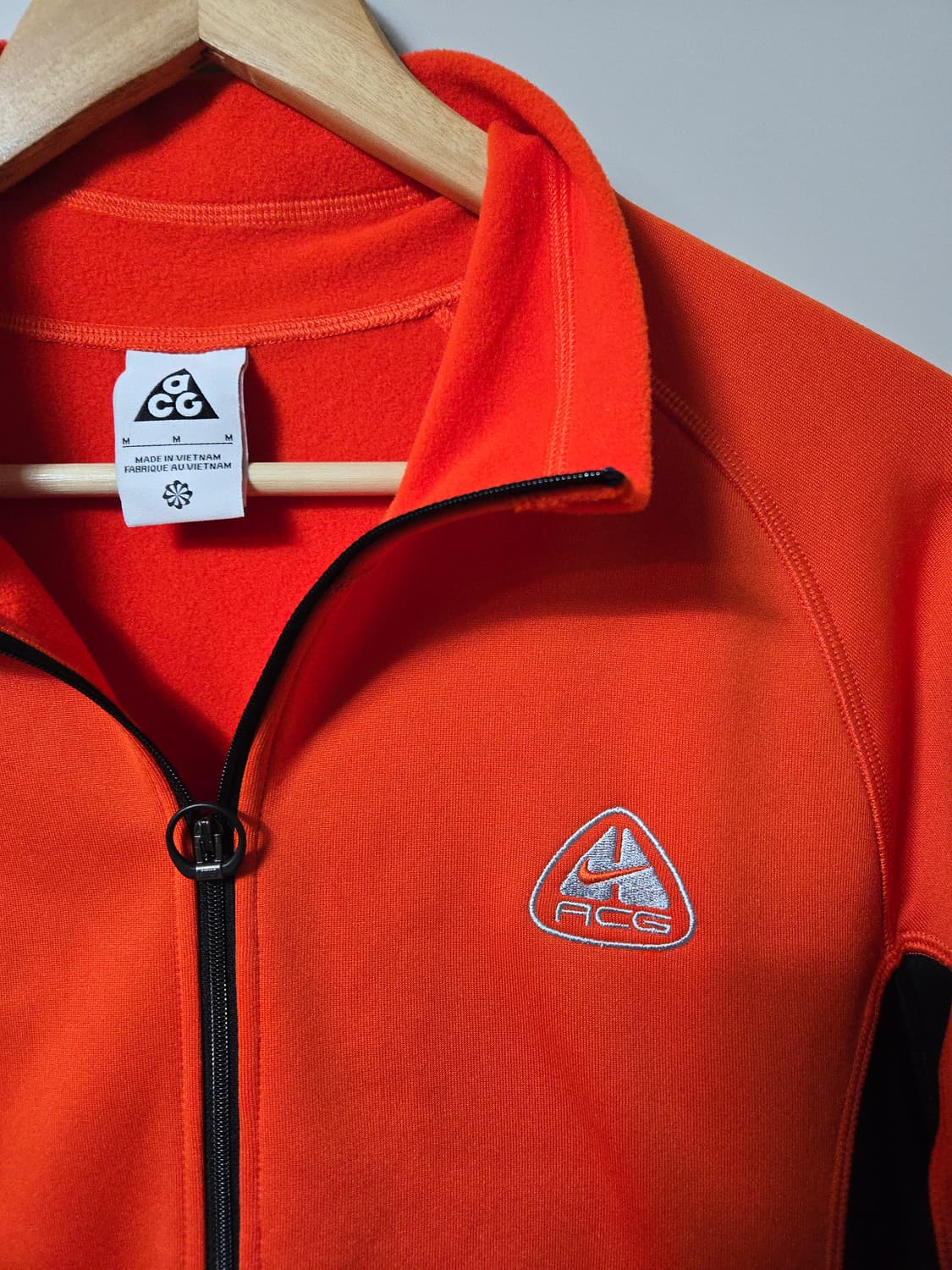 나이키 ACG 오리건시리즈 리이슈 폴라텍 풀오버 반집업피칸테 레드 M 상품이미지3