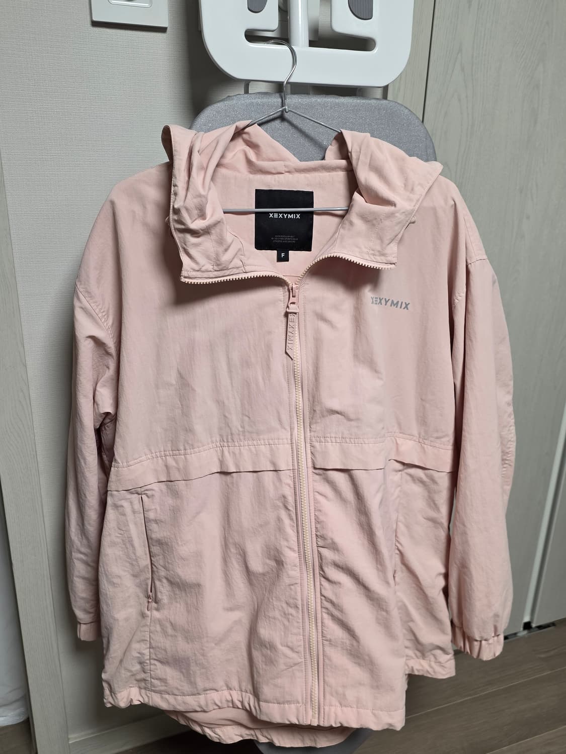 젝시믹스 핑크색 후드 바람막이 상품이미지1