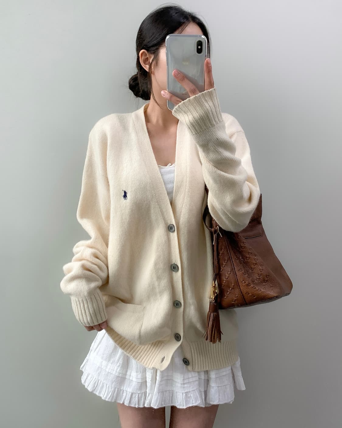 폴로 램스울 가디건 상품이미지2