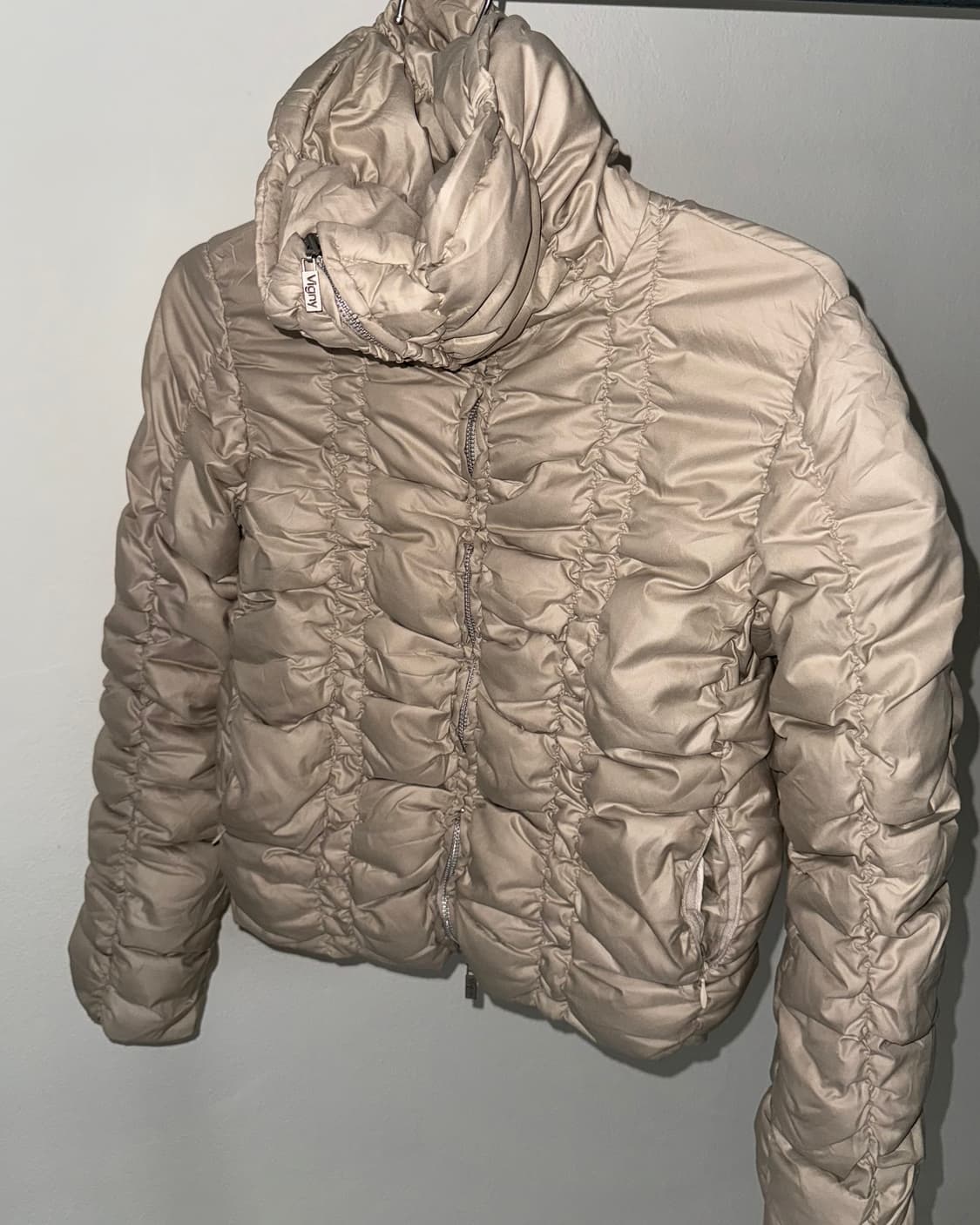 빈티지 셔링 패딩 상품이미지5